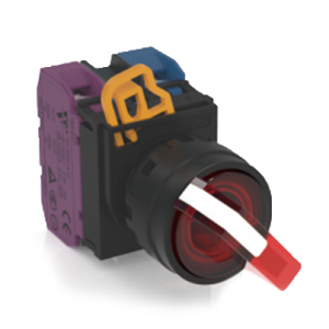 Plastic Pushbutton - HQ Button Switch And Indicator Light HQ 2P Light selector switch