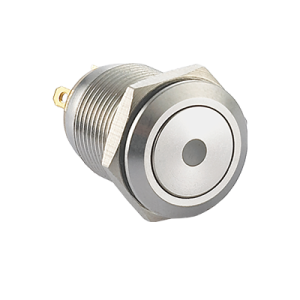 Metal Pushbutton - J12 Metal Button Switch J12-281 Plane spot headlamp self resetting