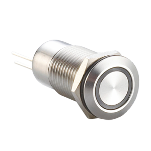 Metal Pushbutton - J12 Metal Button Switch J12-371 Plane with lamp self-locking