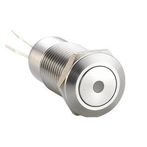 Metal Pushbutton - J12 Metal Button Switch J12-381 Self locking flat spot headlamp