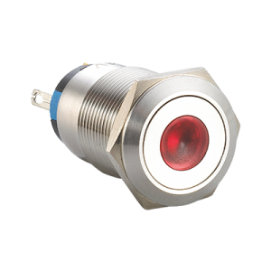 Metal Pushbutton - J19 Metal Button Switch J19-281 Solid nodding circle