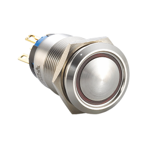 Metal Pushbutton - J19 Metal Button Switch J19-2A1 Arcuate circular
