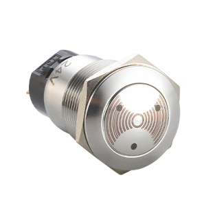 Metal Pushbutton - J19 Metal Button Switch J19-BZ Buzzer