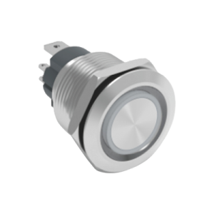 Metal Pushbutton - High Current Metal Button J19-C-271