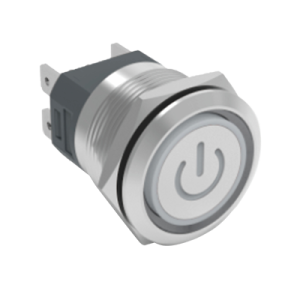 Metal Pushbutton - High Current Metal Button J22-C-271-P