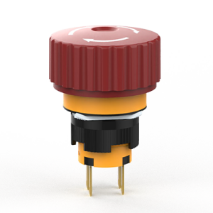 Plastic Pushbutton - K16 Emergency Stop Switch K16 L-type mushroom head long touch emergency stop