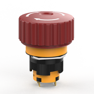 Plastic Pushbutton - K16 Emergency Stop Switch K16 L-type mushroom head short-touch emergency stop