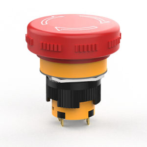Plastic Pushbutton - K16 Emergency Stop Switch K16 Large end short contact emergency stop