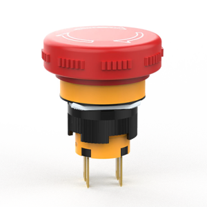 Plastic Pushbutton - K16 Emergency Stop Switch K16 Large head long contact emergency stop