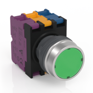 Plastic Pushbutton - SD22/SS22 Series SD22 Plane button with lamp (short contact)