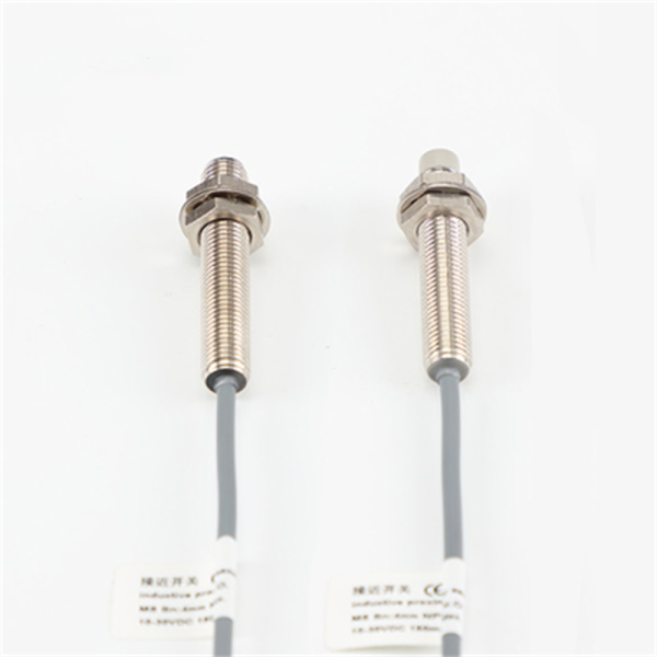 DC 10-30V M8 2 Wire Proximity Sensor Metal Tube Cylindrical Inductive Proximity Sensor With Cable Type