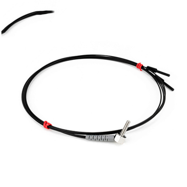 M3 Fiber Sensor Amplifier Elbow 90 Degree Diffuse Fiber Optical Sensor For Standard 1M Cable